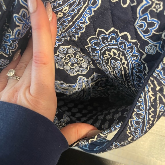 Blue Bandana Vera Bradley tote RARE - Picture 4 of 5